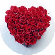 1. Srdce z ruží