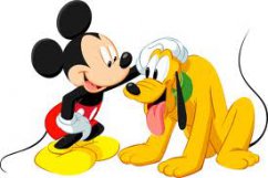 6. Mickey Mouse a pes Pluto