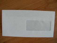 Poštové obálky DL okienko 2T05B3 samolep